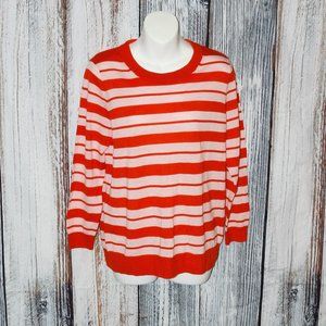 J Crew Striped Merino Wool Sweater